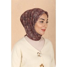 Lo'cella Pamuklu Soft Eşarp 4521-1 Bordo