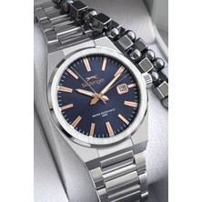 Slazenger Çelik Kordon Iç Fonksiyonları Aktif 10 Atm+Bileklik Hediyeli Erkek Kol Saati VS.BLKT.0800