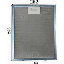 Akat Regal Ile Uyumlu Rad 655LX Davlumbaz Metal Yağ Filtresi