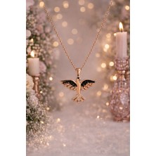 Siset Gümüş 925 Ayar Anka Kuşu Gümüş Kolye