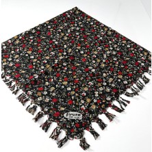 Firuze Star Desenli Sökme Boncuklu Tülbent 06115-23