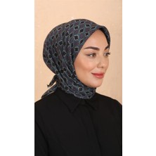 Lo'cella Pamuklu Soft Eşarp 4522-13 Siyah-Saks