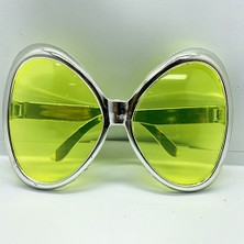 Sb Shopping Gümüş Renk Yeşilçam Nostalji 80LI Yıllar 90LI Yıllar Parti Gözlüğü 7X16 cm