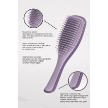 Ceykay Yeni Nesil Islak  Saç Açıcı  Tarak Magic Hair Brush Eflatun & Pudra Pembesi