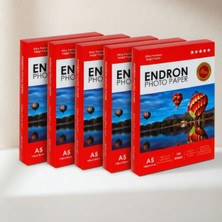 Endron Photo Paper 15X21 cm (A5) Parlak 5'li Fotoğraf Kağıdı 270 gr - 500 Adet