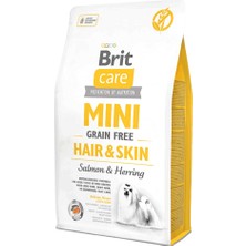 Brit Care Mini Hair Skin Somonlu Tahılsız Küçük Irk Köpek Maması 2 kg