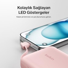 Boostcharge Power Bank, Entegre Kablolu Taşınabilir Şarj Cihazı 10K Pd 20W - Usb-C Güç Dağıtımı, Power Bank 16 Serisi, iPad Pro, Galaxy S24 ve Daha Fazlası Için Hızlı Şarj