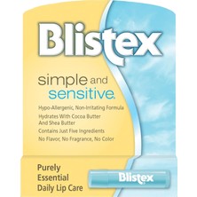 Blistex Sensitive - Hassas Dudaklar Için Besleyici ve Nemlendirici Dudak Bakım Kremi 1 Adet