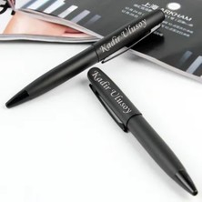 Çılgıntrend Kurumsal Logolu Roller ve Tükenmez Kalem Seti – Şirket Logosu Baskılı Hediye Kutulu Metal Kalem Seti