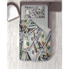 Sarel Dolar & Manifest Baskılı 3D Tek Kişilik Nevresim Takımı