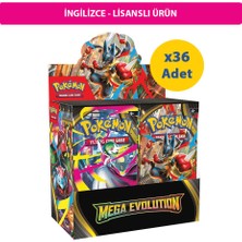 Pokemon TCG Mega Evolution Booster Display Box (36 Adet Booster Pack)