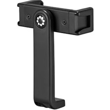 Griptight 360 Phone Mount, Kompakte Und Robuste Smartphone-Halterung Mit 1/4-20"-Gewinde Und Doppelter Zubehörschuhhalterung, Geeignet Für Smartphones Von 6,7 Bis 8,8 Cm, Schwarz