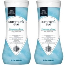 Summers Eve Temizleyici Yıkama 15 Ounce Parfümsüz (444 Ml) (2'li Paket)