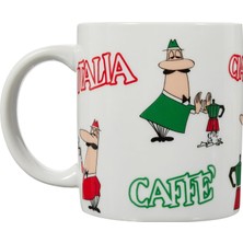 - Kupa - Mug Tricolore Omino - 250ML - Porselen