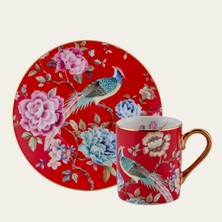 Roykıng Royking 6'lı Kahve Fincanı 90 cc Kırmızı Yns 021