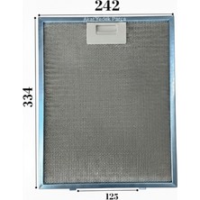 Akat Bütün Markalar Ile Uyumlu Universal Davlumbaz 24,2X33,4 cm Arka Ara 12,5cm Aspiratör Filtre