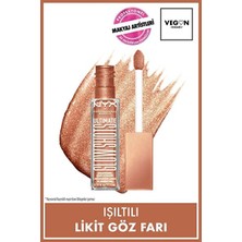 Luua Nyx Professional Makeup Ultimate Glow Shots Işıltılı Likit Göz Farı - 08 Twisted Tangerine