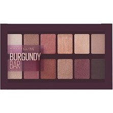 Luua Maybelline New York Göz Farı Paleti - The Burgundy Eye Shadow Palette - Mat ve Işıltılı