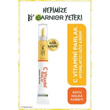 Luua Garnier C Vitamini Aydınlatıcı Göz Kremi (Niasinamid + Kafein)