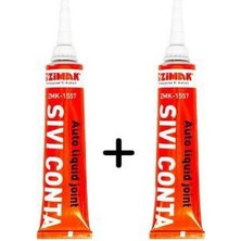 Zimak Sıvı Conta 50 gr 2 Adet 1557 Kırmızı Erpilsan Elektronik