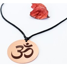 Markajda Aum Kolye - Om Kolye - Saf Bakır