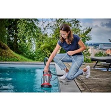 Kirli Su Pompası Ge-Dp 7535 N Ll Eco 2'si 1 Arada (750 W, Ø 35 mm Yabancı Partikül Boyutuna Kadar, Maks. 18.500 L/saat Akış Hızı, Dahil. Hızlı Bağlantı ve Üniveral Adaptör)