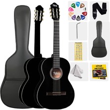 Midex MGX-200BK Kaliteli Klasik Gitar 4/4 Yetişkin Boy Full Set