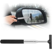 Teleskopik Mini Cam Çekeceği – 98 cm Uzayabilir Cam ve Ayna Temizleyici, Araç, Ev, Akvaryum ve Duş Camları Için Uygun Silecek, Asorti Renk
