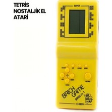 Narnuga Klasik Gameboy Tetris Oyunu – Taşınabilir Pil Ile Çalışan Retro El Konsolu