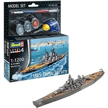 Model Set Battleship Uss New Jersey- Model Kit With Basic Accessories