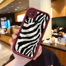 Ucuc Xiaomi Redmi 9C/10A Uyumlu Burgundy Silikon Kılıf Sevimli Desenler Kamerayı Koruyan Anti-Çarpma Kılıf