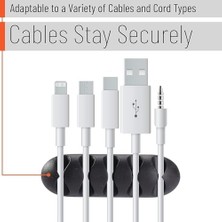 20 Parça Kablo Tutucu Seti | Yapışkanlı Kablo Klipsi | Masa Üstü Kablo Düzenleyici | Şarj Kablosu, Kulaklık, Usb, Hdmı, Mouse Kablosu Için | Ofis & Ev Kullanımı | Kablo Yönetimi Çözümü