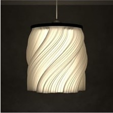 Tıgea  Luna Yatak Odası,salon,oturma Odası Tekli Sarkıt Avize Beyaz 23 x 27