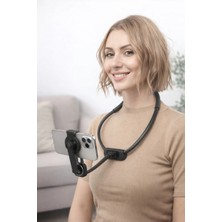 vooka Profesyonel Boyun Askı Aparatı Portatif Boyun Askısı Telefon Tutucu Eller Serbest Öz Çekim