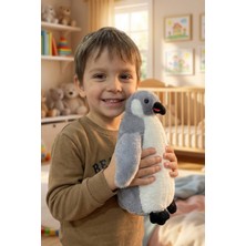 Craftivio 25 cm Yumuşacık Peluş Penguen - Sevimli Uyku ve Oyun Arkadaşı