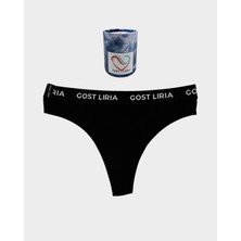 GOST LİRİA Root Kadın String Külot Siyah