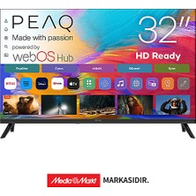 Peaq 32D7000 32 Inç 80 Ekran Dahili Uydu Alıcılı Webos Hd LED Tv
