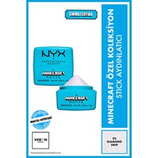 Luua Nyx Professional Makeup Minecraft Özel Koleksiyon Stick Aydınlatıcı, Highlighter - 02 Diamond Drip
