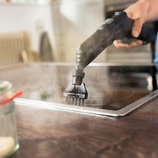 Orijinal Derz Fırçası Seti, 4 Fırçalı, Tüm Sc  ve Deluxe Buharlı Temizleyiciler Için, Siyah