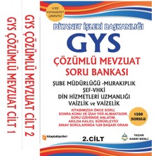 Kitap Takipçileri 2026 Gys Çözümlü Mevzuat Soru Bankası, Diyanet Görevde Yükselme, Sabri Benli, 1500 Sorulu Murakıplık, Din Hizmetleri Uzmanlığı, Şube Müdürlüğü, Şeflik, Vaizlik, Vhki, 2 Cilt, 986 Sayfa