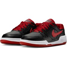 Nike Full Force Low Gs Siyah Kırmızı Unisex Genç Sneaker Spor Ayakkabı / FV5929-002