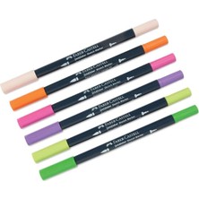 Gofa Çizgi Roman Markör Seti, 6’lı, Çift Uçlu, 0.6 mm  Uç, Kalıcı Mürekkep, Alkol Bazlı, Geri Dönüşümlü Gövde