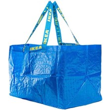 - 2 x Frakta Mavi Büyük Çanta - Ideal Için Alışveriş, Çamaşır ve Depolama