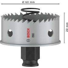 1 x Pro Sheet Metal Power Plus Delikli Testere (Paslanmaz Çelik Levhalar, Çelik Levhalar, Ø 60 Mm, Profesyonel Aksesuar Döner Matkap/sürücü)