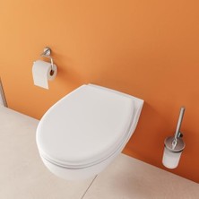 S10 109-003-901 Klozet Kapağı Oval Form Nuvoplast Beyaz