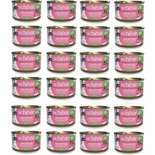 Schesir Ton ve Jambonlu Tam ve Dengeli Jöleli Kedi Konservesi 85 Gr. x 24 Adet