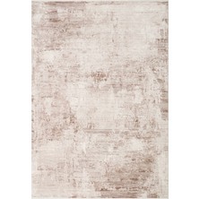 Eko Halı Mahal Mood 06 Beige Viskon ile Üretilen Modern Vintage Desenli Sık Dokuma Makine Halısı Yeni Ürün