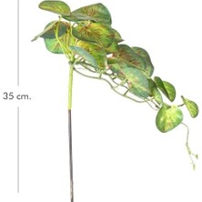 Yapay Bitki Salon Sarmaşığı Kızıl-Yeşil 35 Cm.