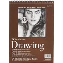 400 Series Zeichenblock, 22,9 x 30,5 Cm, Mit Spiralbindung, 24 Blatt