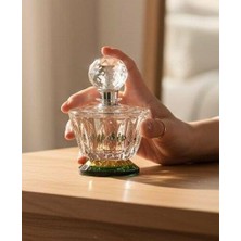 Crearthome Kristal Parfüm Şişesi Gümüş Dekoratif Aksesuar Biblo Obje YV-126